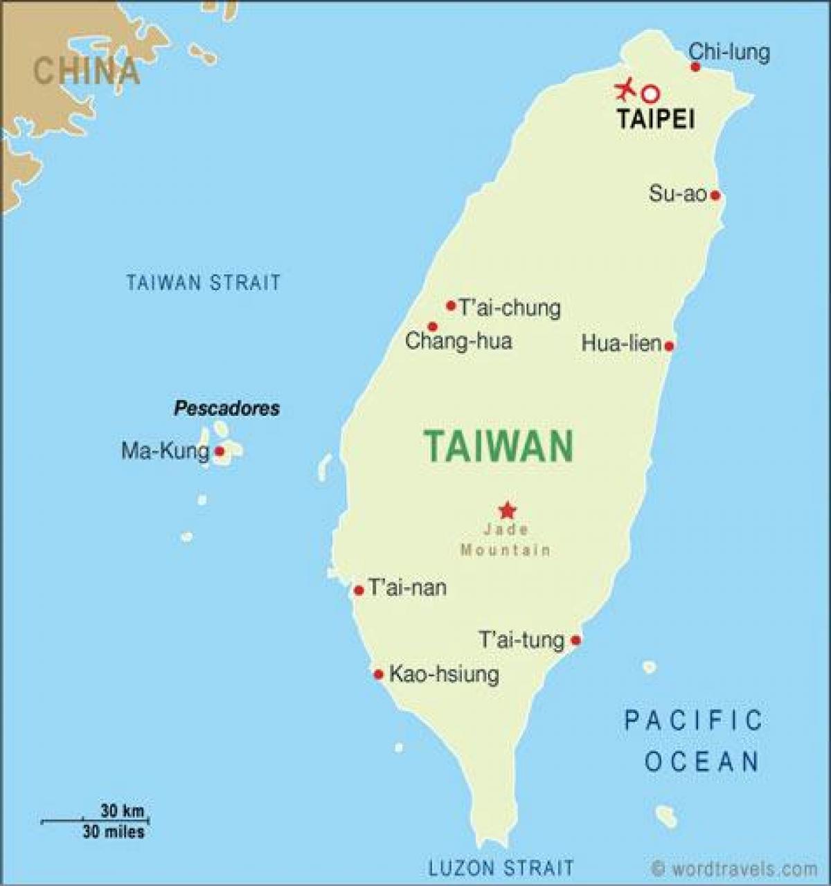 Taiwan taoyuan international airport mapa