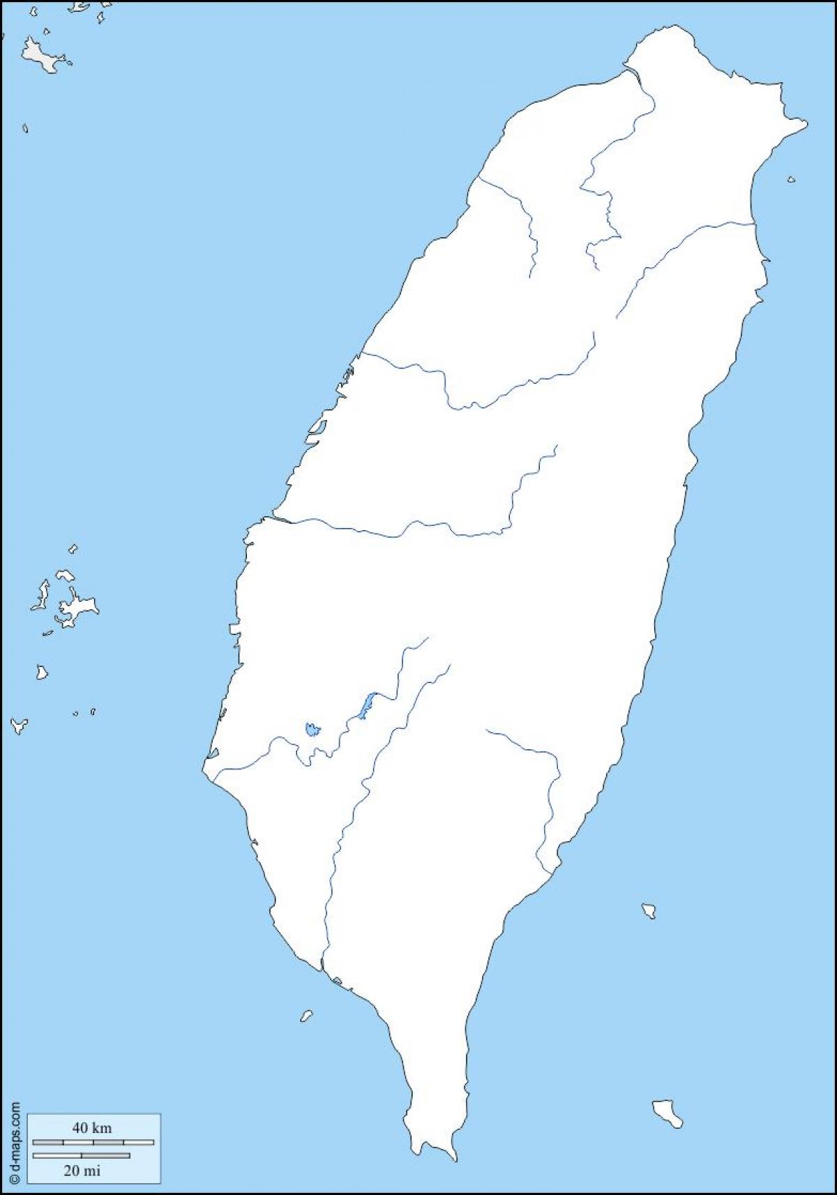 Mapa de Taiwan de estrutura de tópicos