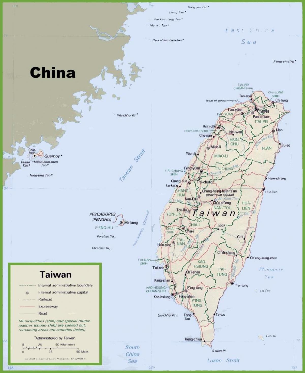 um mapa de Formosa