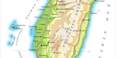 Mapa de hsinchu Taiwan