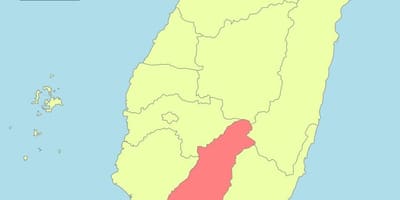 Mapa de kaohsiung, Taiwan