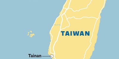Tainan, Taiwan mapa