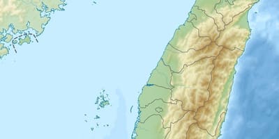 Mapa de Taiwan elevação